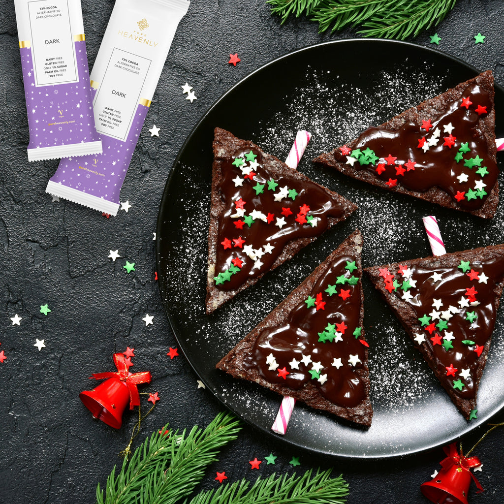 Dairy Free Chocolate Brownie Christmas Trees Recipe